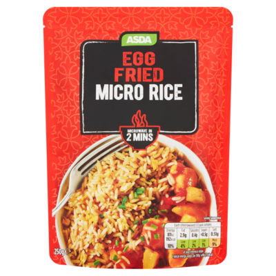 ASDA Egg Fried Micro Rice 250g