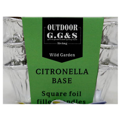 George Home Citronella Foil Candles x 3