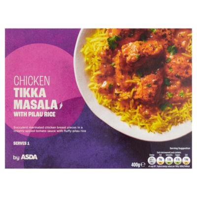 ASDA Chicken Tikka Masala with Pilau Rice