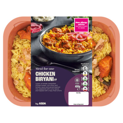 ASDA Meal For One Chicken Biryani 400g