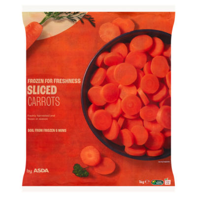 ASDA Frozen for Freshness Sliced Carrots