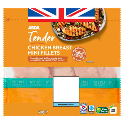 ASDA Tender Chicken Breast Mini Fillets