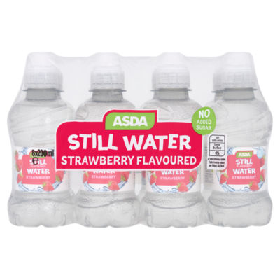 ASDA Strawberry Flavoured Kids Still Water Bottles