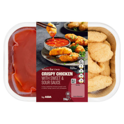 ASDA Main For Two Crispy Chicken with Sweet & Sour Sauce 350g