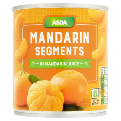 ASDA Mandarin Segments in Mandarin Juice 298g