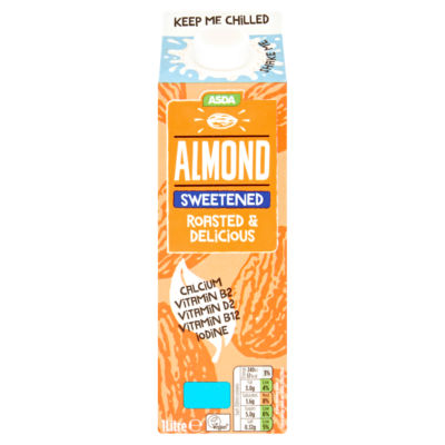 Plant Based by ASDA Almond Sweetened Drink 1Litre