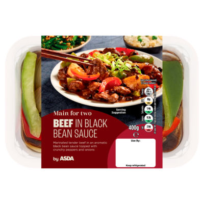 ASDA Main For Two Beef in Black Bean Sauce 400g