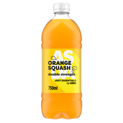 JUST ESSENTIALS by ASDA No Added Sugar Double Strength Orange Squash