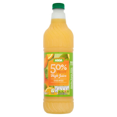 ASDA 50% Fruit High Juice Orange 1Litre