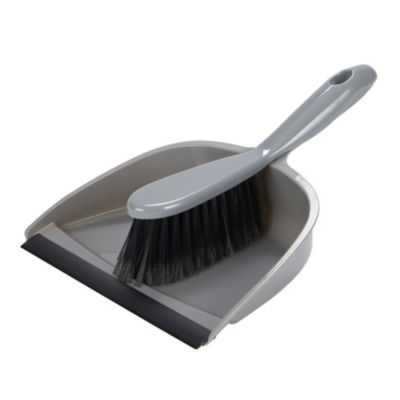 George Home Silver Dustpan and Brush Set