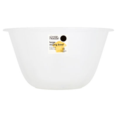 George Home Plastic Mixing Bowl 4.5 Litre