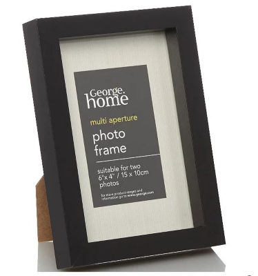 George Home Black Boxed Photo Frame 6 x 4Inch