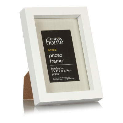 George Home White Boxed Frame 6 x 4Inch