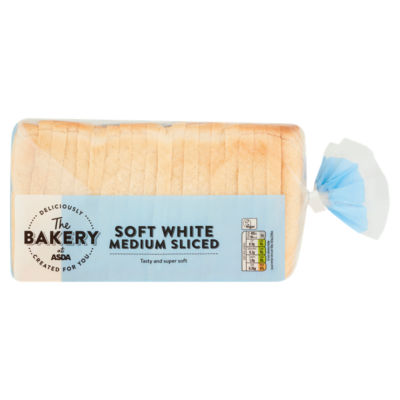 The BAKERY at ASDA Soft White Medium Sliced Bread