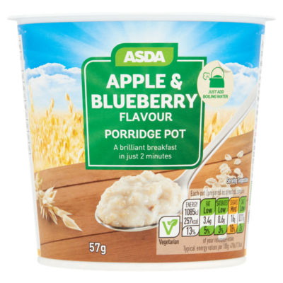 ASDA Apple & Blueberry Porridge Pot