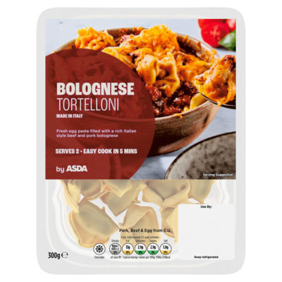 ASDA Bolognese Tortelloni Serves 2 300g