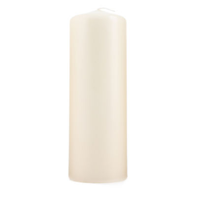 George Home Unscented Cream Large Pillar Candle