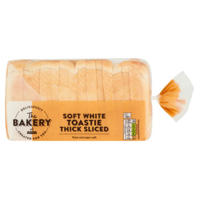 The BAKERY at ASDA Soft White Toastie Thick Sliced Bread