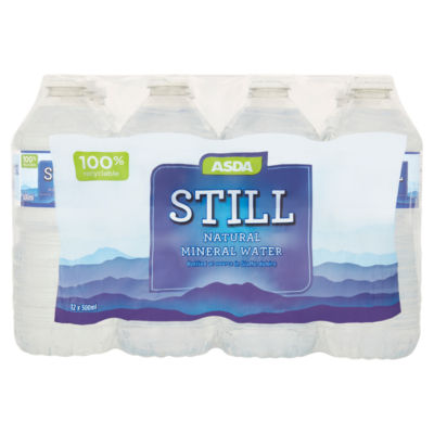 ASDA Still Natural Mineral Water Bottles