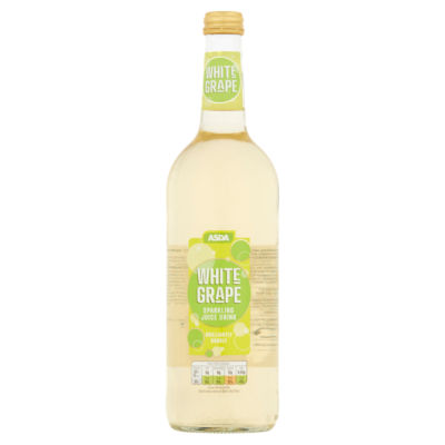 ASDA White Grape Sparkling Juice Drink 750ml