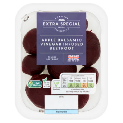 ASDA Extra Special Apple Balsamic Vinegar Infused Beetroot