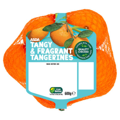 ASDA Tangy & Fragrant Tangerines 600g