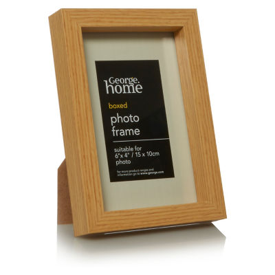 George Home Natural Boxed Photo Frame 6 x 4Inch