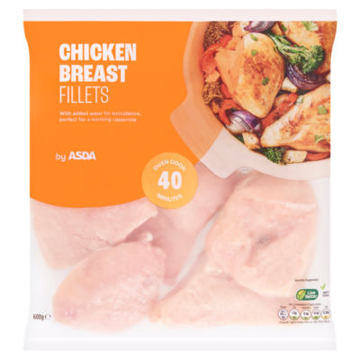 ASDA Chicken Breast Fillets 600g