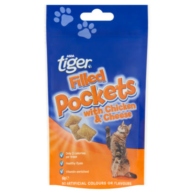 Tiger by ASDA Pockets with Chicken & Cheese 60g