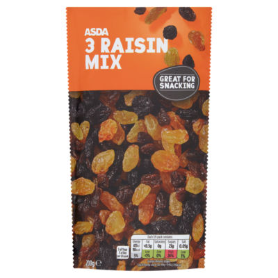 ASDA 3 Raisin Mix 200g