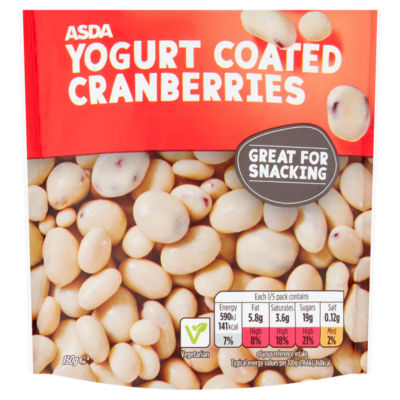 ASDA Yogurt Coated Cranberries 150g