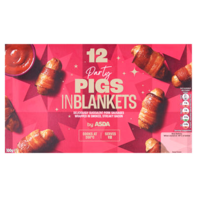 ASDA 12 Party Pigs in Blankets 300g