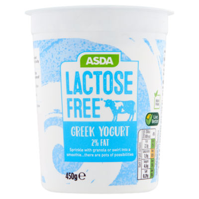 ASDA Lactose Free Creamy Greek Yogurt 450g