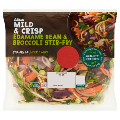 ASDA Mild & Crisp Edamame Bean & Broccoli Stir-Fry 320g