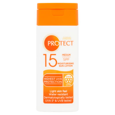 ASDA Protect Moisturising Sun Lotion SPF 15 Medium - HelloSupermarket