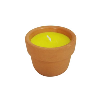 George Home Citronella Candle in Terracotta Pot