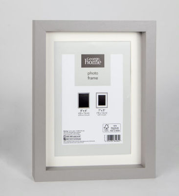 George Home Grey Boxed Frame 7 x 5Inch