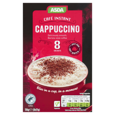 ASDA Cafe Cappuccino 8 x 16g (128g)