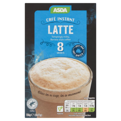 ASDA Café Latte 8 x 16g (128g)