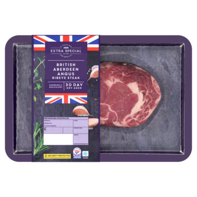 ASDA Extra Special Aberdeen Angus Ribeye Steak 30 Day Matured