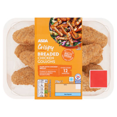 ASDA British Chicken Breaded Goujons