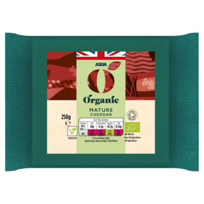 ASDA Organic Mature British Cheddar