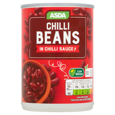 ASDA Chilli Beans in Chilli Sauce 390g