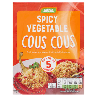 ASDA Spicy Vegetable Cous Cous