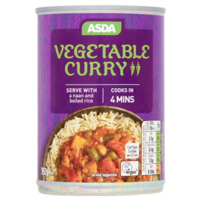 ASDA Vegetable Curry 392g