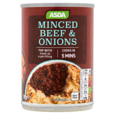 ASDA Minced Beef & Onions in Gravy 392g