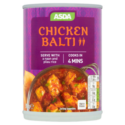 ASDA Chicken Balti 392g