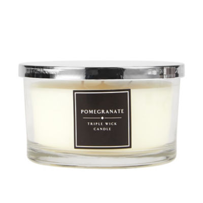 George Home Classic Pomegranate Triple Wick Candle