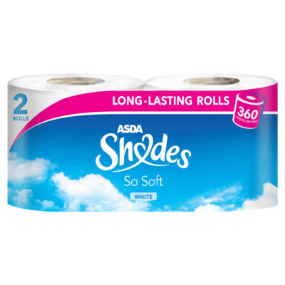 ASDA Shades So Soft Toilet Tissue 2 Rolls