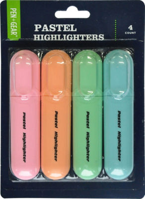 Pen & Gear Pastel Highlighters